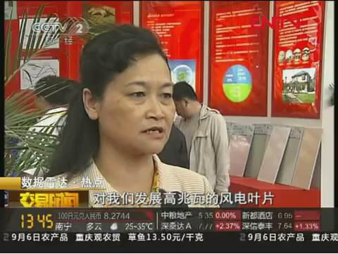 中央电视台财经频道报道304am永利集团集团“三新”产业